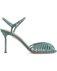 Aquazzura - 85Mm Hold Me Cut-Out Heeled Sandals - Lyst