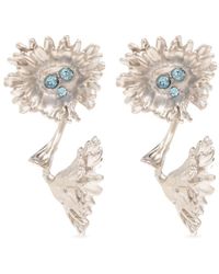 Marni - Daisy Crystal-embellishment Earrings - Lyst