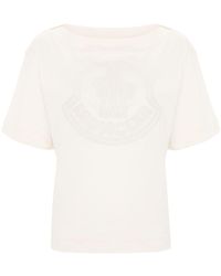 Moncler - T-shirt à logo appliqué - Lyst