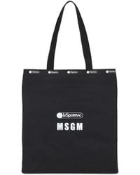 MSGM - X Lesportsac Emerald Tote Bag - Lyst