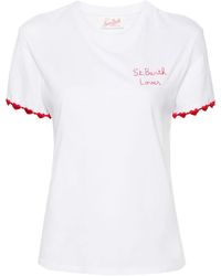 Mc2 Saint Barth - T-shirt Met Ronde Hals - Lyst