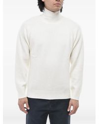 Paolo Pecora - Ribbed-Edge Turtleneck Sweater - Lyst