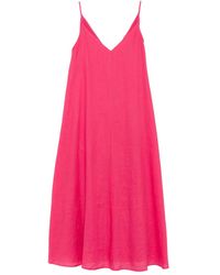 Marc O' Polo - V-Neck Slip Midi Dress - Lyst