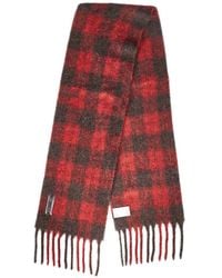 Our Legacy - Estate Check-Pattern Fringed Scarf - Lyst