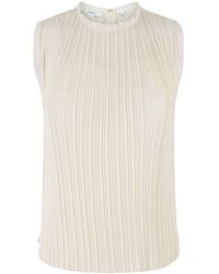 Vince - Pleated Shell Top - Lyst