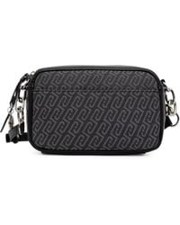 Liu Jo - Medium Monogram-Print Logo-Plaque Cross-Body Bag - Lyst