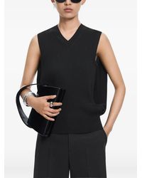 JNBY - V-Neck Ribbed Vest - Lyst