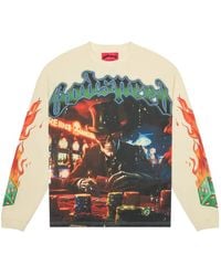 Godspeed - T-Shirt Life's A Gamble A Maniche Lunghe - Lyst