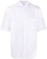 Sunspel - Short-sleeved Linen Shirt - Lyst
