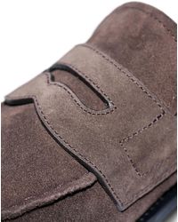 Kiton - Penny Suede Loafers - Lyst