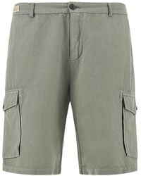 Paul & Shark - Garment-Dyed Cargo Bermuda Shorts - Lyst