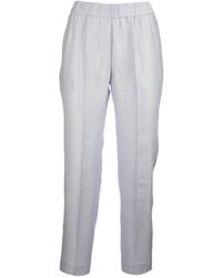 Peserico - Pantalon Fuselé À Taille Élastiquée - Lyst