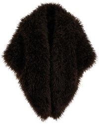 Gemy Maalouf - Voluminous Faux-Fur Bolero - Lyst