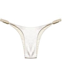 Isa Boulder - Braided-Straps Reversible Bikini Bottoms - Lyst
