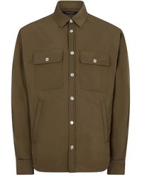 DSquared² - Gewatteerd Overhemd Met Knoopmanchetten - Lyst