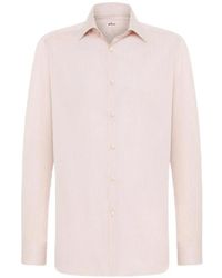 Kiton - Striped Cotton Shirt - Lyst