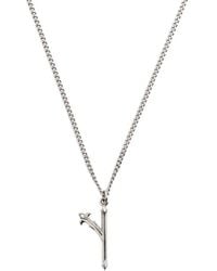 Emanuele Bicocchi - Alphabet Pendant Necklace - Lyst