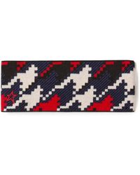 Perfect Moment - Wool Blend Houndstooth Headband - Lyst