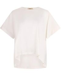 Herno - T-Shirt Girocollo A Maniche Corte - Lyst