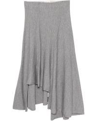 KHAITE - Miranda Wool Midi Rock - Lyst