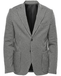 Paolo Pecora - Houndstooth-Pattern Peaked-Lapel Blazer - Lyst