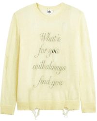 B+ AB - Pull À Effet Usé - Lyst