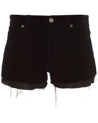 Miu Miu - Mini-Shorts aus Samt - Lyst