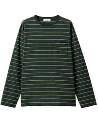 Miu Miu - Long-Sleeved Cotton T-Shirt - Lyst