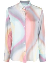 PS by Paul Smith - Blouse Met Abstracte Print - Lyst