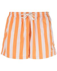 Sunnei - Striped Swim Shorts - Lyst