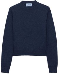 Prada - Ribbed Knit Re-Cashmere Sweater - Lyst