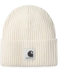 Carhartt - Mira Ribbed-Knit Logo-Patch Beanie Hat - Lyst