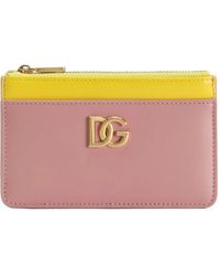 Dolce & Gabbana - Dg Logo Plaque Card Holder - Lyst
