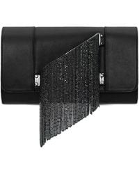 PERRIN Paris - L'Eiffel Cascade Crystal-Embellished Clutch Bag - Lyst