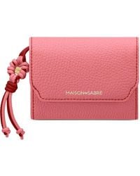 Maison De Sabre - Portefeuille Trifold En Cuir - Lyst