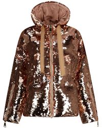 Khrisjoy - Sequin-Embellished Hooded Jacket - Lyst