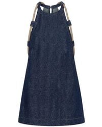 Monse - A-Line Rope-Detail Mini Dress - Lyst