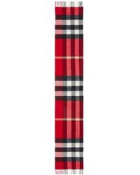 Burberry - The Classic Check-pattern Fringed-trim Scarf - Lyst