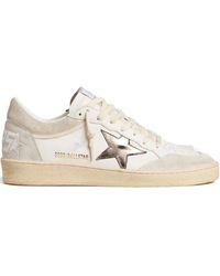 Golden Goose - Ballstar Leather Sneakers - Lyst
