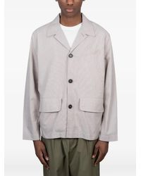 Universal Works - Franck Buttoned Cotton Jacket - Lyst