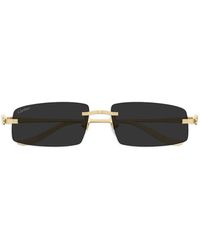 Cartier - Rectangle-Shape Sunglasses - Lyst