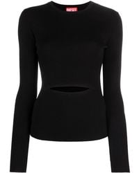 DIESEL - 'M-Peris' Ribbed Top - Lyst