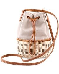 Rodo - Adria Wicker Bucket Bag - Lyst