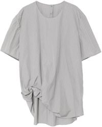 JNBY - Pinstripe Blouse - Lyst