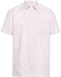 Canali - Classic-collar Linen Shirt - Lyst
