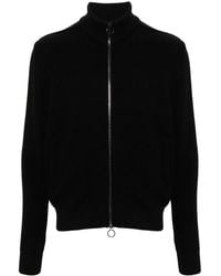 Paul & Shark - Full Zip Ribbed Cardigan - Lyst