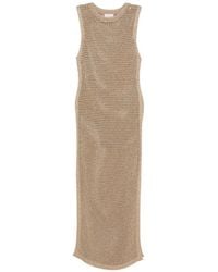 MC2 Saint Barth - Eileen Open-Knit Maxi Dress - Lyst