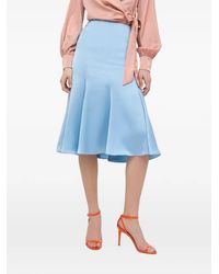 Trussardi - Flared Midi-Rok - Lyst