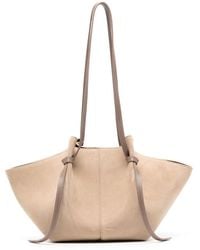 Yuzefi - Large Mochi Suede Tote Bag - Lyst
