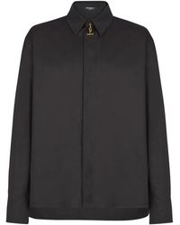 Balmain - Hemd Mit Verdeckter Knopfleiste - Lyst